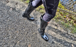 Gummistiefel Hunter Schwarz Glossy