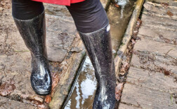 Gummistiefel Schwarz Glitzer Briers