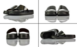 Badeschuhe Plateau Schwarz Pvc NoName