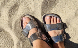 Birkenstock Arizona Metallic Stones Black