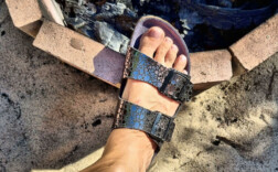 Birkenstock Arizona Metallic Stones Black