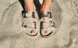 Birkenstock Arizona Metallic Stones Black