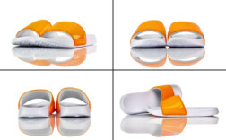 Badeschuhe Orange Lack Superdry