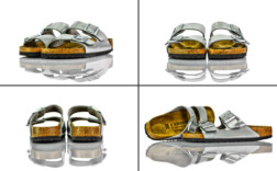 Birkenstock Arizona Grau Lack