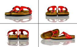 Birkenstock Gizeh Rot Lack