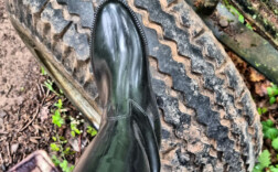 Gummistiefel Reitstiefel Schwarz