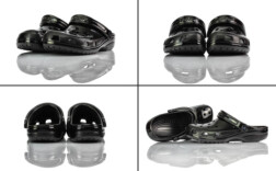 Crocs Schwarz Lack