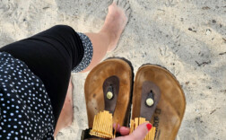 Birkenstock Gizeh Graceful Toffee Fringe