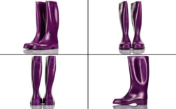 Gummistiefel Lila Nora