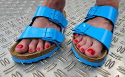 Birkenstock Arizona Sky Blue Lack