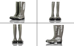 Gummistiefel Grau Dry Walk