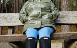 Gummistiefel Schwarz Glossy Hunter