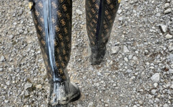Gummistiefel Schwarz Lack Guess