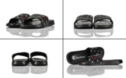 Badeschuhe Schwarz Rot Weiß Kaufland