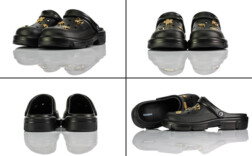 Clogs Gummi Schwarz Schmuck Graceland