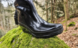 Gummistiefel Keilabsatz Schwarz Wandelei