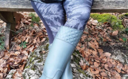 Gummistiefel Grau Lack