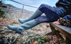 Gummistiefel Grau Lack