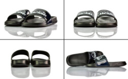 Badeschuhe Schwarz Lack Ellesse