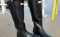 Gummistiefel Hunter Schwarz Glossy