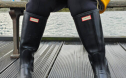 Gummistiefel Hunter Schwarz Glossy