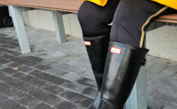 Gummistiefel Hunter Schwarz Glossy