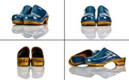 Clogs Sanita Türkis Lack