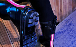 Gummistiefel Schwarz Glossy Rain